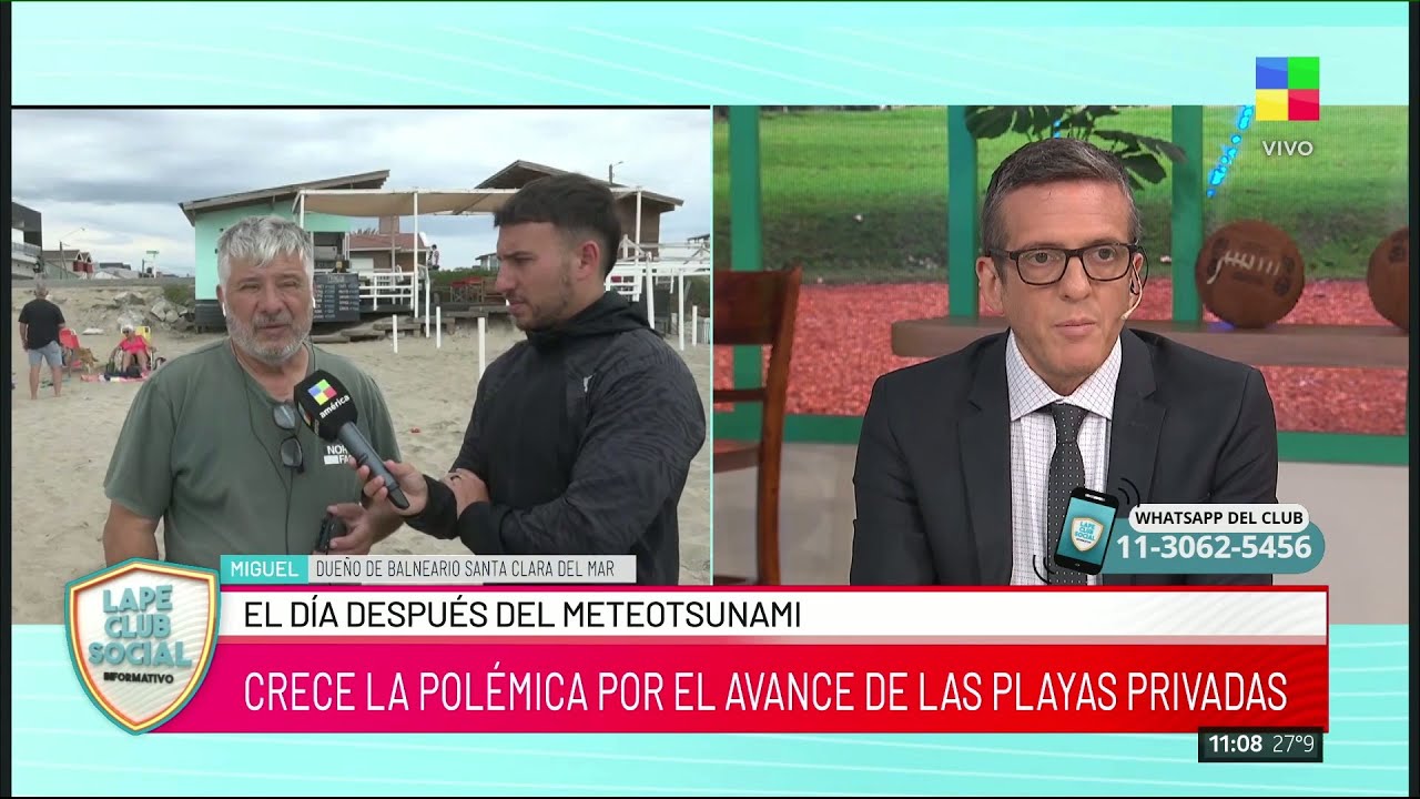 🔴TRAGEDIA EN MAR CHIQUITA: el mar sorprendió con una OLA GIGANTE