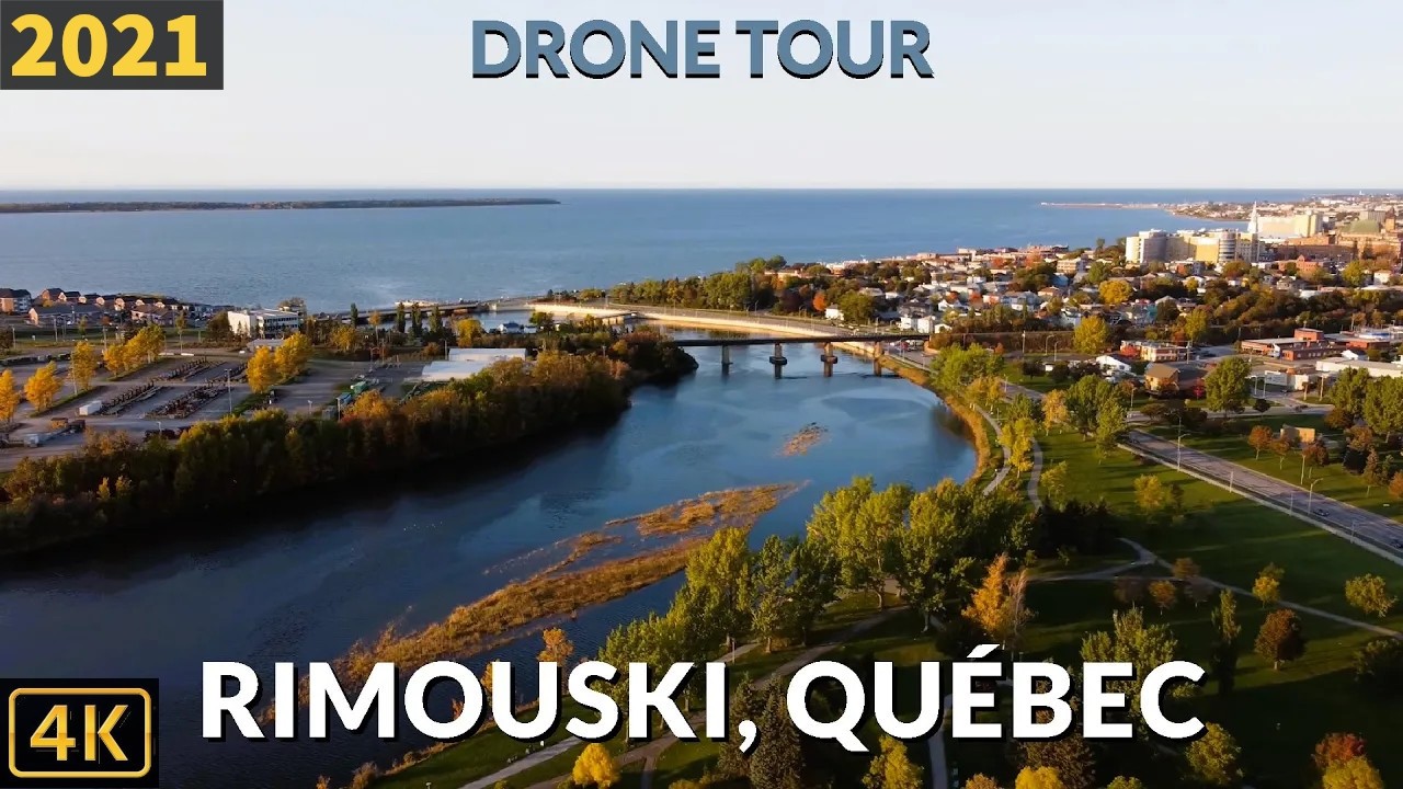 ⚜️🛩️Rimouski, Quebec 🌄 4K Drone