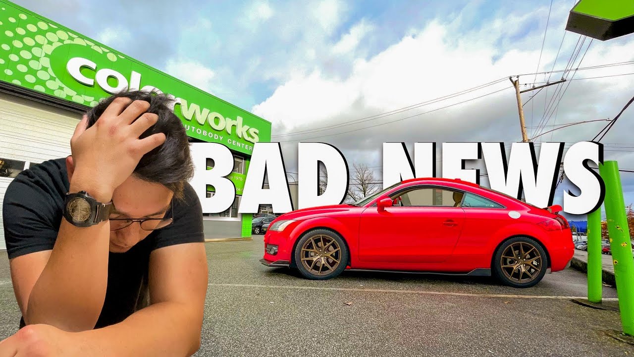 Audi TT Wing Install *BAD NEWS*