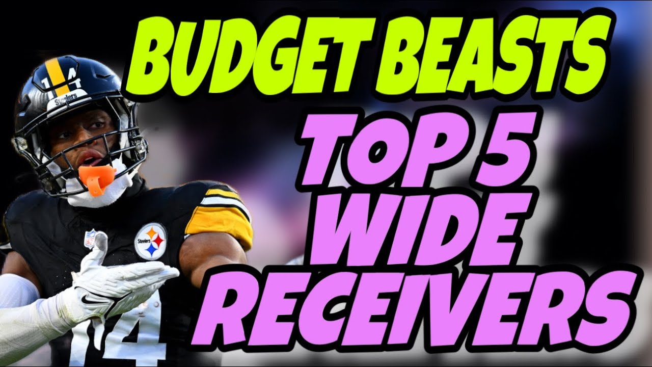 BEST BUDGET BEASTS! TOP 5 WIDE RECEIVERS, BEST CHEAPEST CARDS TO BUY RIGHT NOW, NO MONEY SPENT MUT25