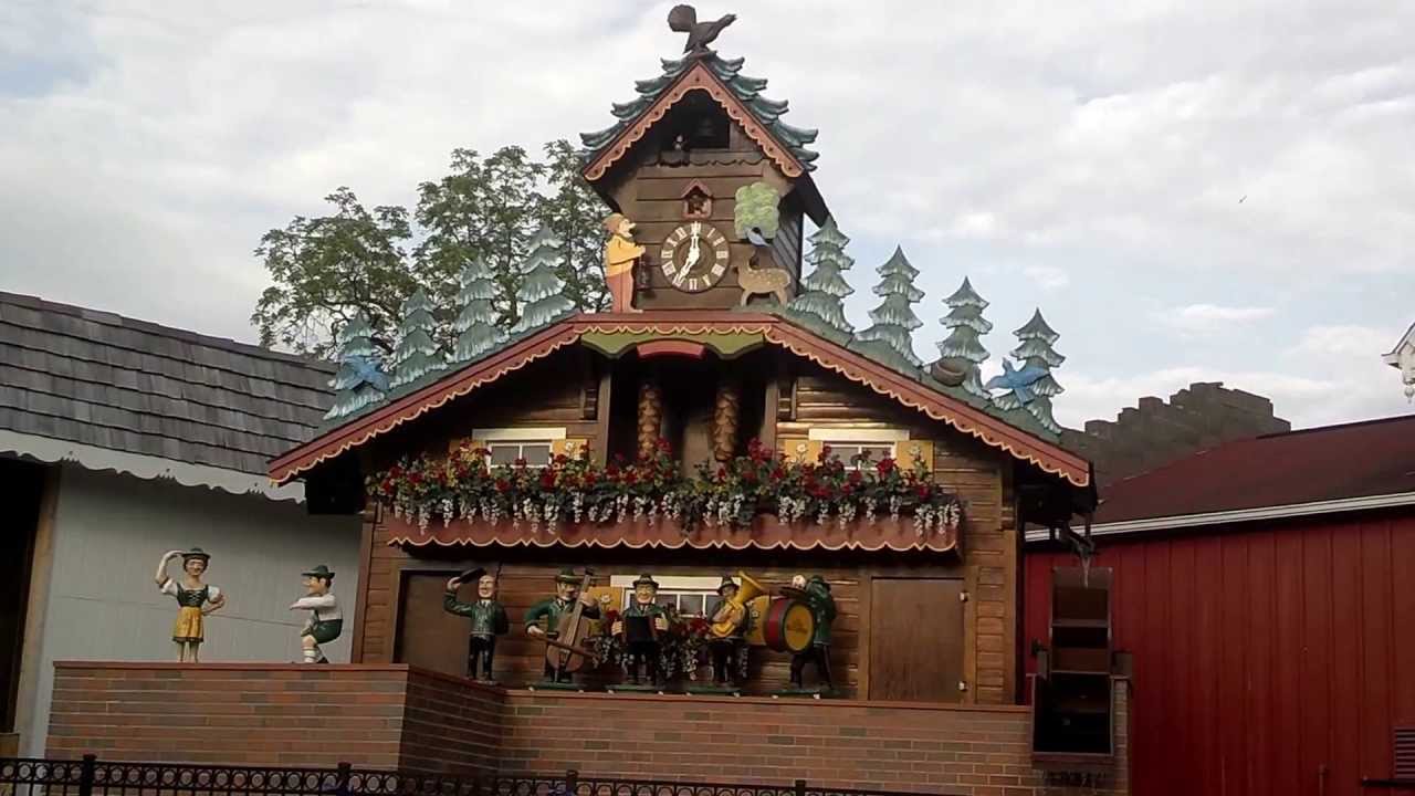 World's Largest Cuckoo Clock Striking The Hour