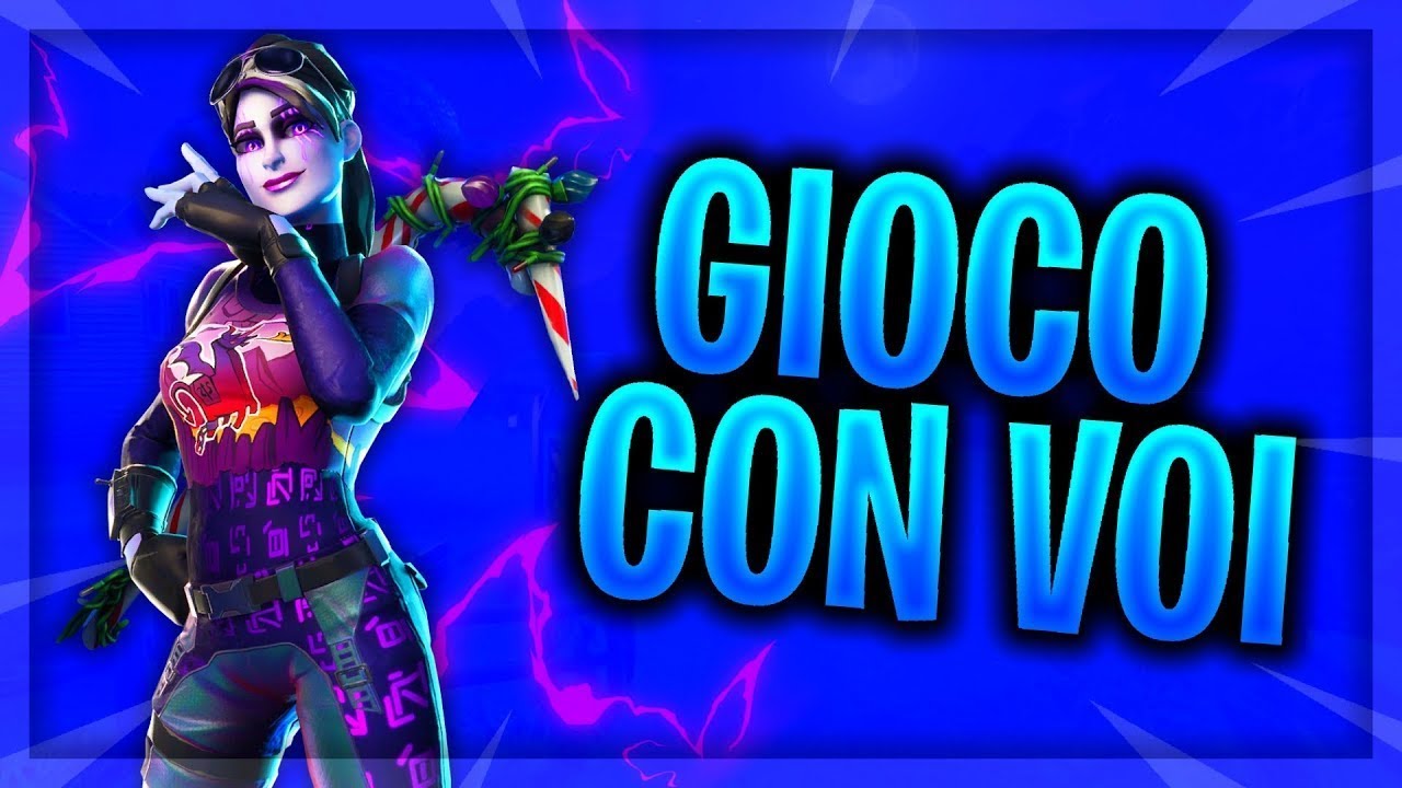 Live Fortnite gioco con voi!