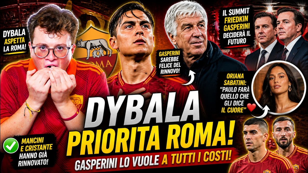 'CRISTANTE e MANCINI avrebbero gi&agrave; RINNOVATO il loro CONTRATTO a VITA' mentre su DYBALA...