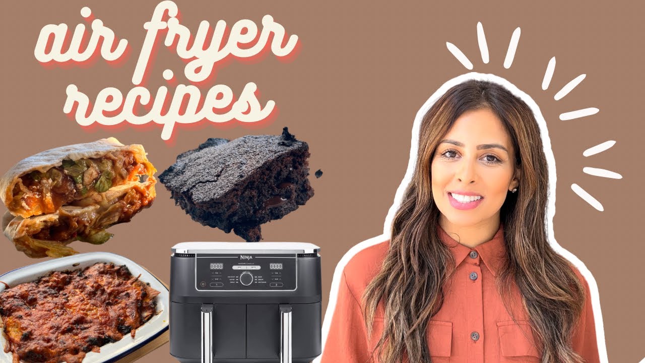 THINGS YOU CAN MAKE IN YOUR AIR FRYER // LASAGNE, BROWINES, CRUNCH WRAP // 3 AIR FRYER RECIPES