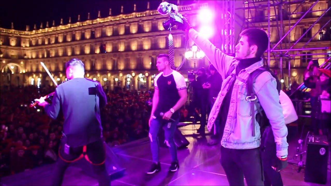 2018 12 13 Javi Lin en Nochevieja Universitaria en la Plaza Mayor, Salamanca 1