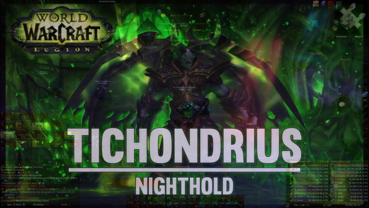 Sweet Death vs Tichondrius Heroico - DK Sangre.