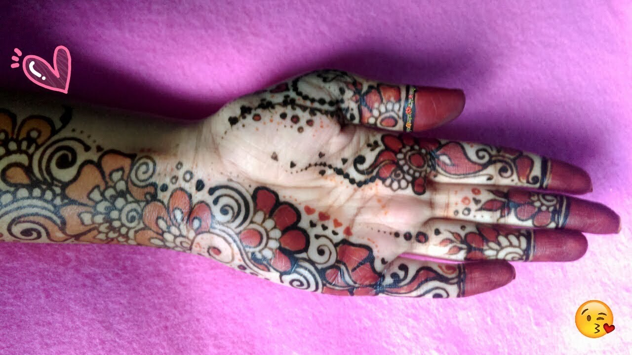 Unique Mehndi Designs For Hands | Black henna design 2017