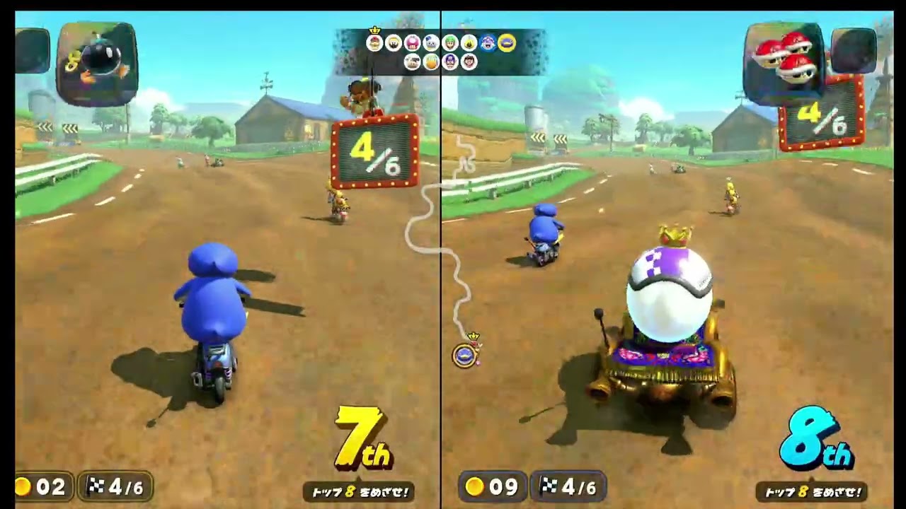 【マリオカートワールド＃コラボスペシャル】もかちゃんとコラボ実況！サバイバル＆コインで1位を目指す！Switch2☆りんごゲーム実況