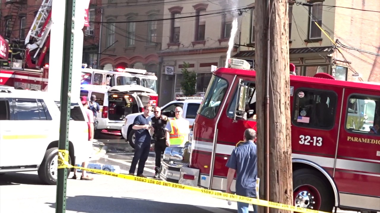 WAPPINGERS FALLS NEW YORK 4TH ALARM FIRE 6/3/17 WORKING FIRE  IN A COMMERCIAL BLOCK