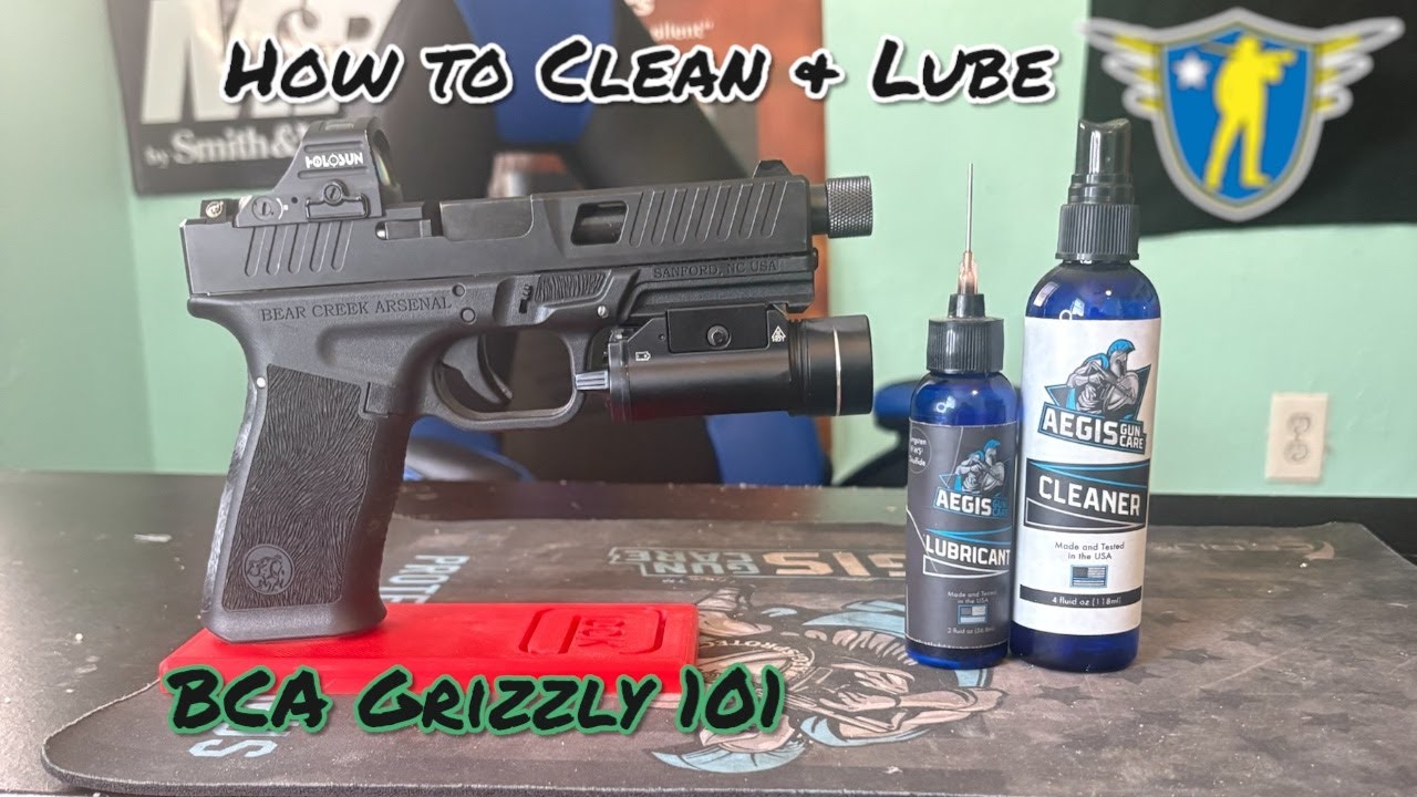 How to Clean and Lubricate The BCA Grizzly 101