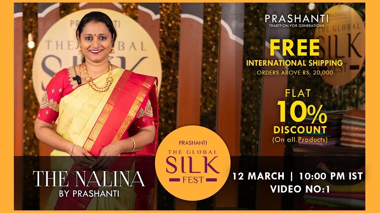 GSF V1 | Nalina - Handpicked Kanjivarams | Flat 10% OFF | Prashanti | 12 Mar 24