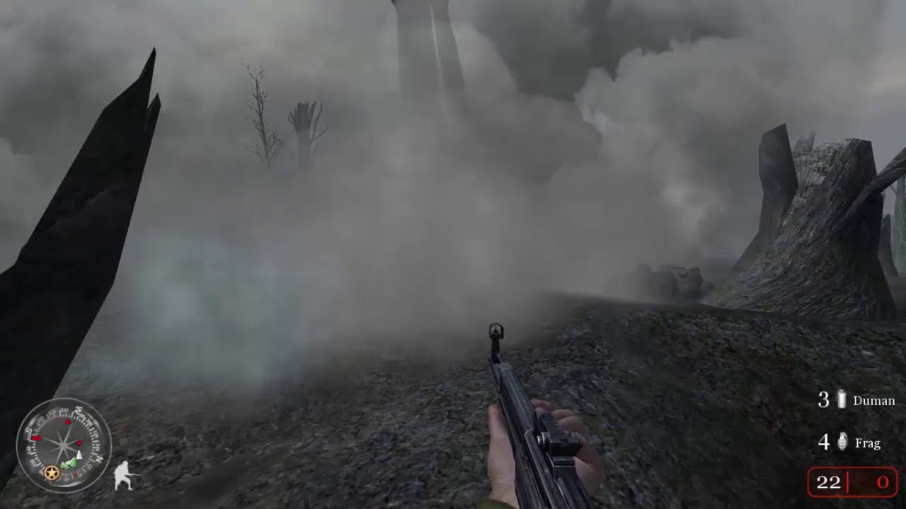 Call of Duty 2 T&uuml;rk&ccedil;e Full HD Hill 400 İ&ccedil;in M&uuml;cadele