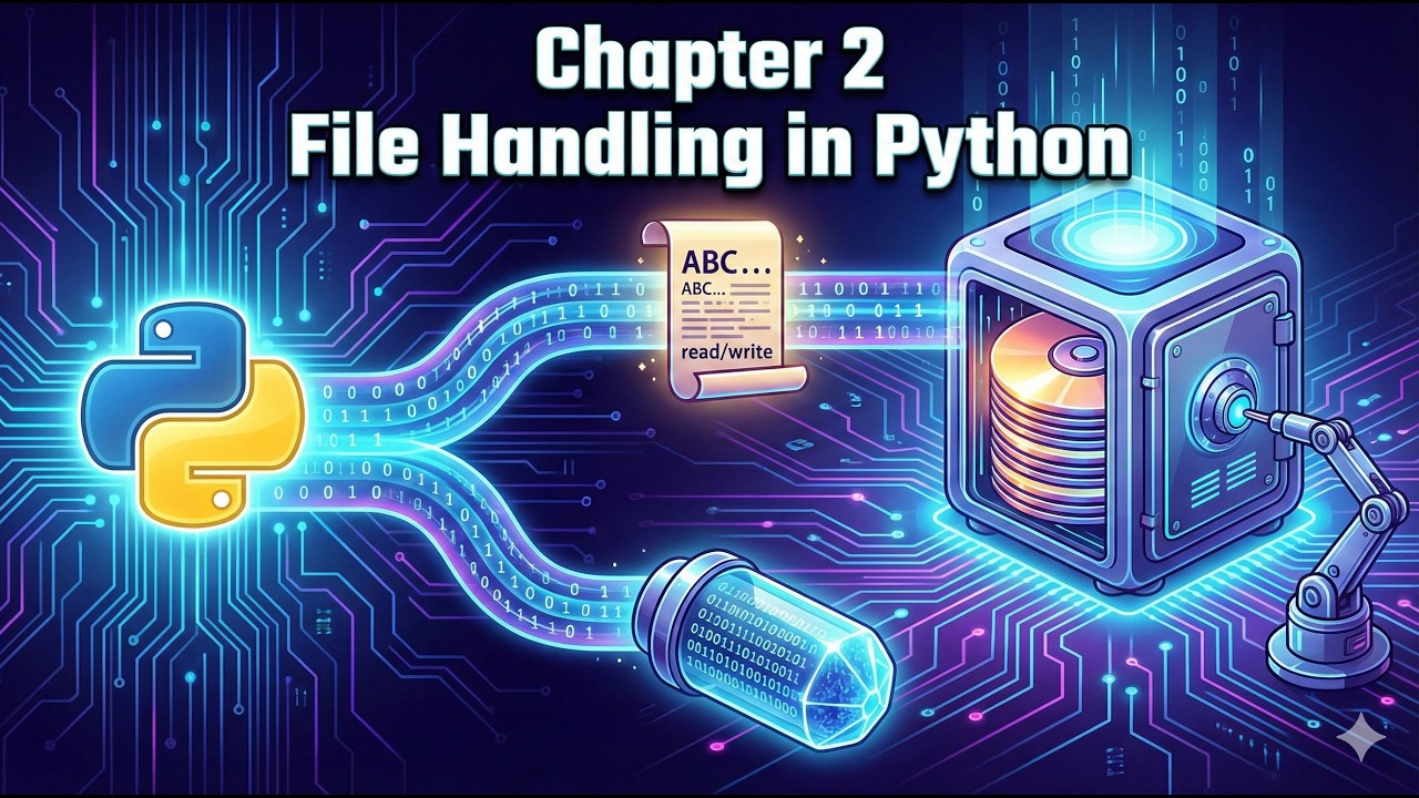 Standard 12 &ndash; Computer &ndash; Chapter 2 &ndash; File Handling in Python (English Medium) NCERT