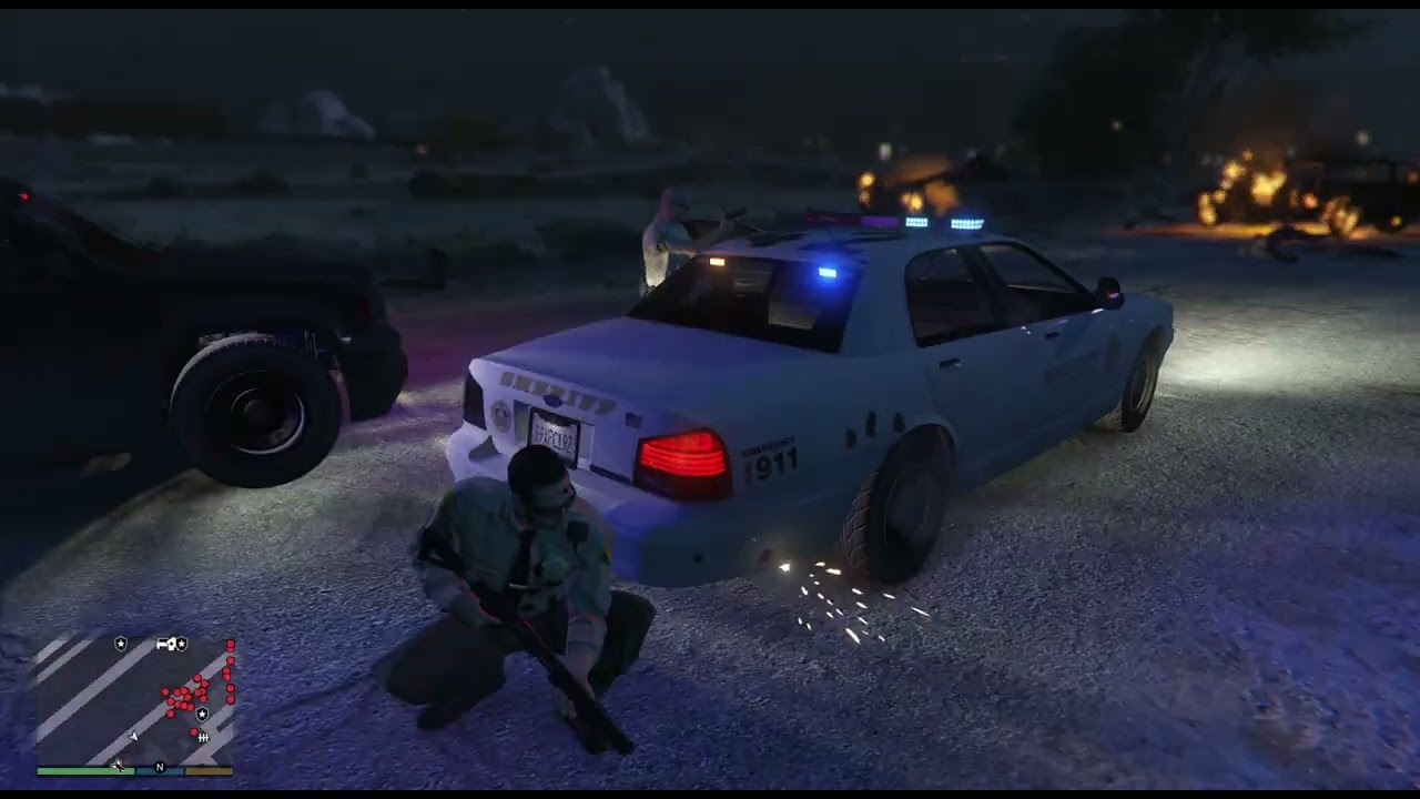 GTA 5 POLİS MODU &Ccedil;ATIŞMALI LSPDFR#