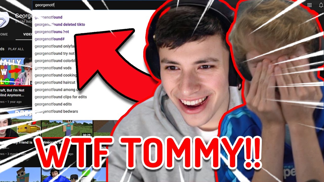 TommyInnit gets caught in 4k 📸