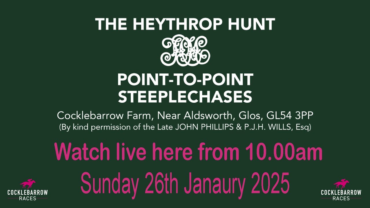 Cocklebarrow Races - The Heythrop Hunt Point-to-Point