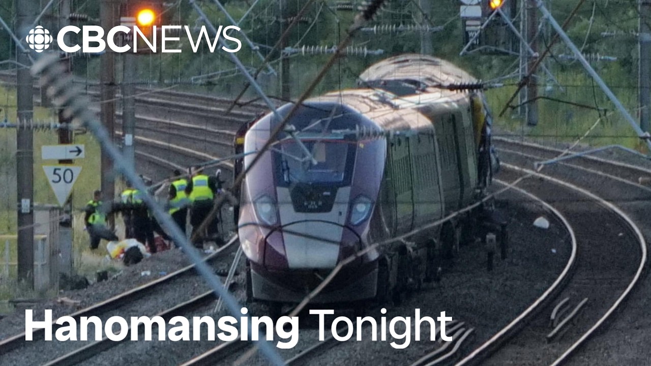 One person killed in a train crash north of London, UK | Hanomansing Tonight