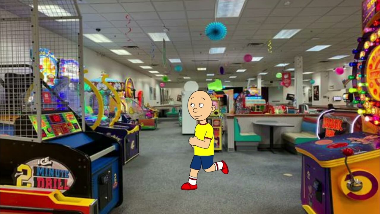 Caillou skips Saturday detention to go to Chuck E' Cheese / Grounded