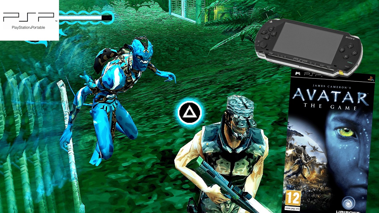 James Cameron's Avatar: The Game (2009) Sony PlayStation Portable (PSP) Gameplay in HD
