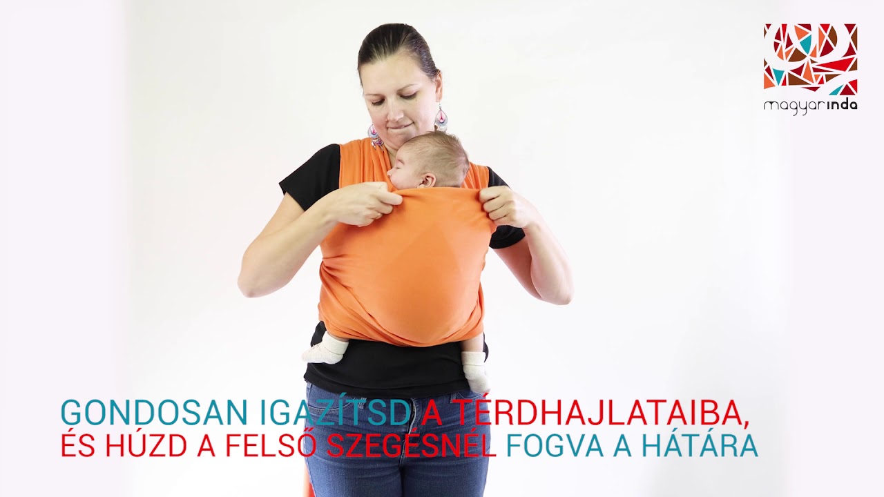 Babahordoz&aacute;s - RUGALMAS hordoz&oacute;kendő &uacute;jsz&uuml;l&ouml;ttel | ALAPK&Ouml;T&Eacute;S Magyarinda rugalmasban