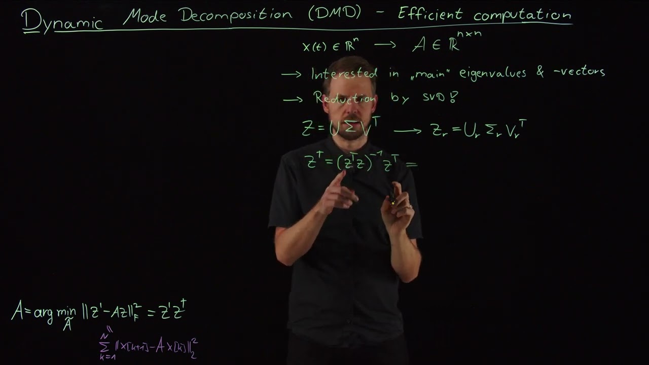 Dynamic Mode Decomposition: Efficient computation (DS4DS 2.23)