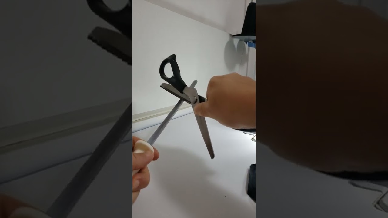 Como Amolar Tesoura de Picotar