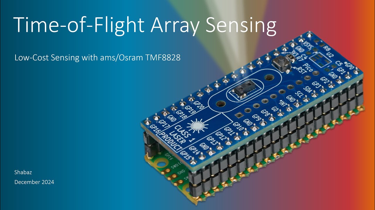 Time-of-Flight Imaging with ams OSRAM TMF8828