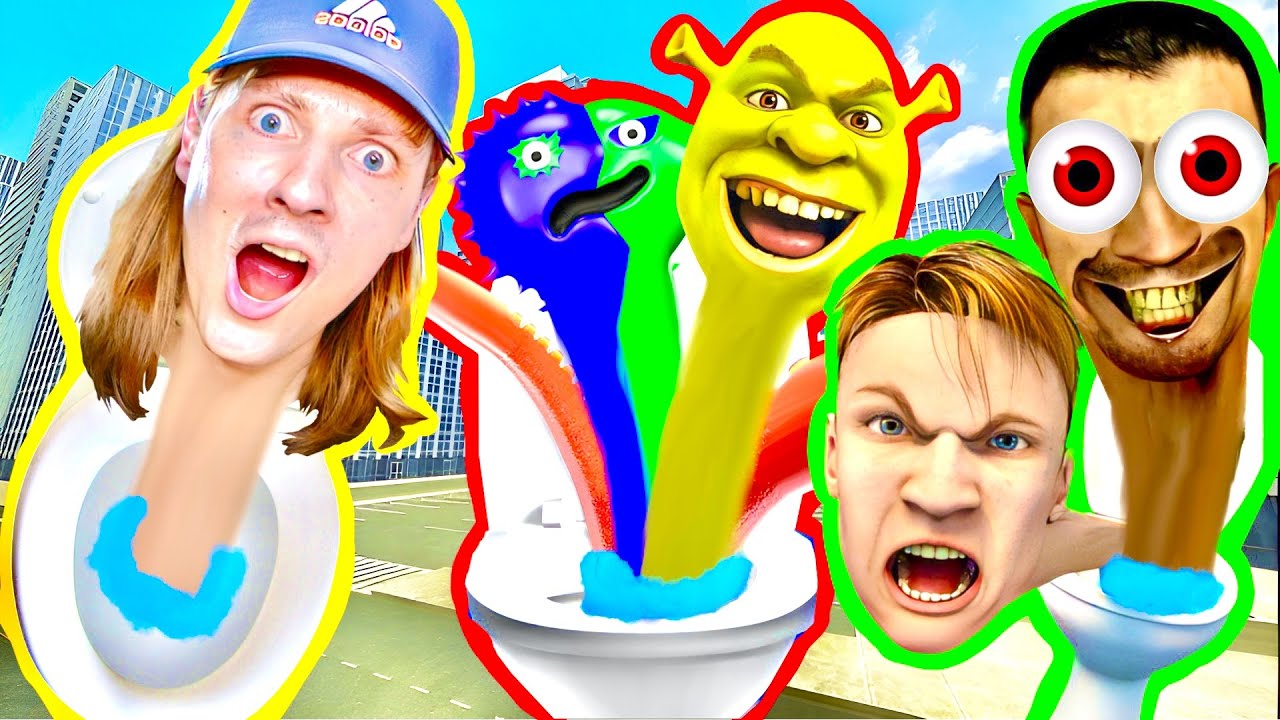 J'ai trouvé des SKIBIDI TOILET DE FANS !