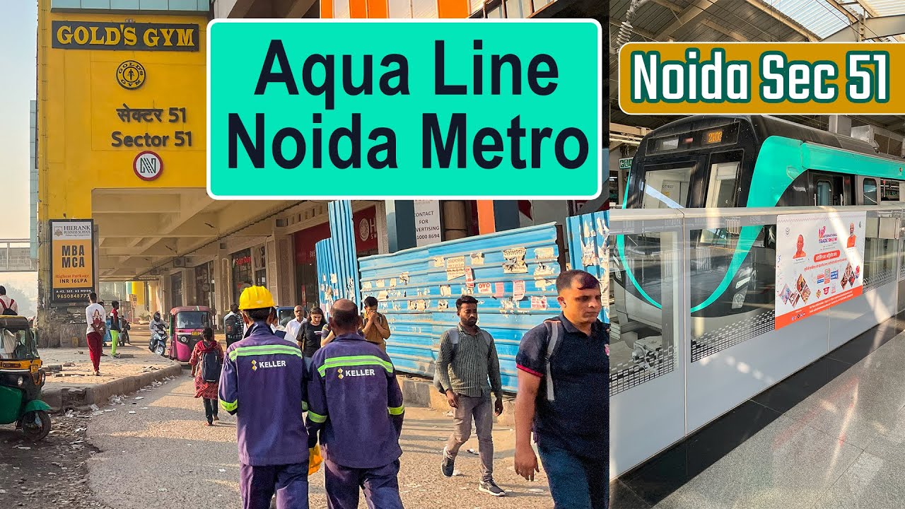 Noida's BEST Kept Secret: Sec 51 Metro Station EXPOSED || Noida Metro Rail Corporation