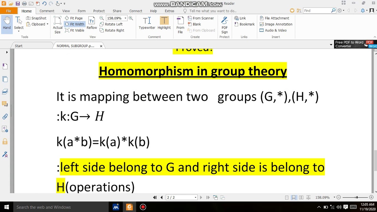 Normal Subgroup|Homomorphsim in group|MTH633|Group Theory|Topic 80 to 90