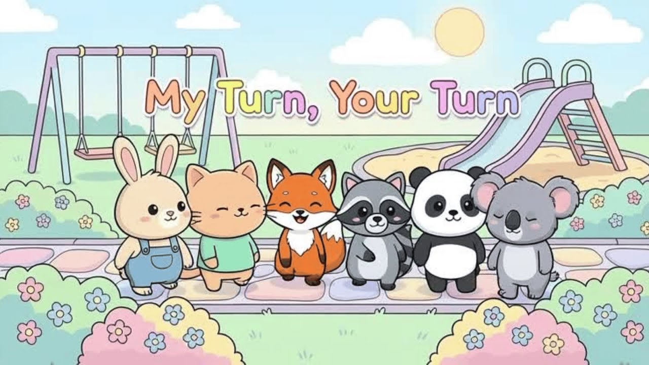 My Turn, Your Turn. Sharing Fun! ⏰ Turn-Taking Song for Preschoolers Ages 3-6