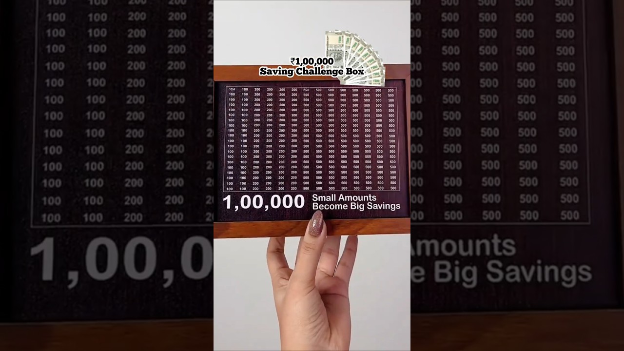 1 Lakh Rupees Saving Challenge Box