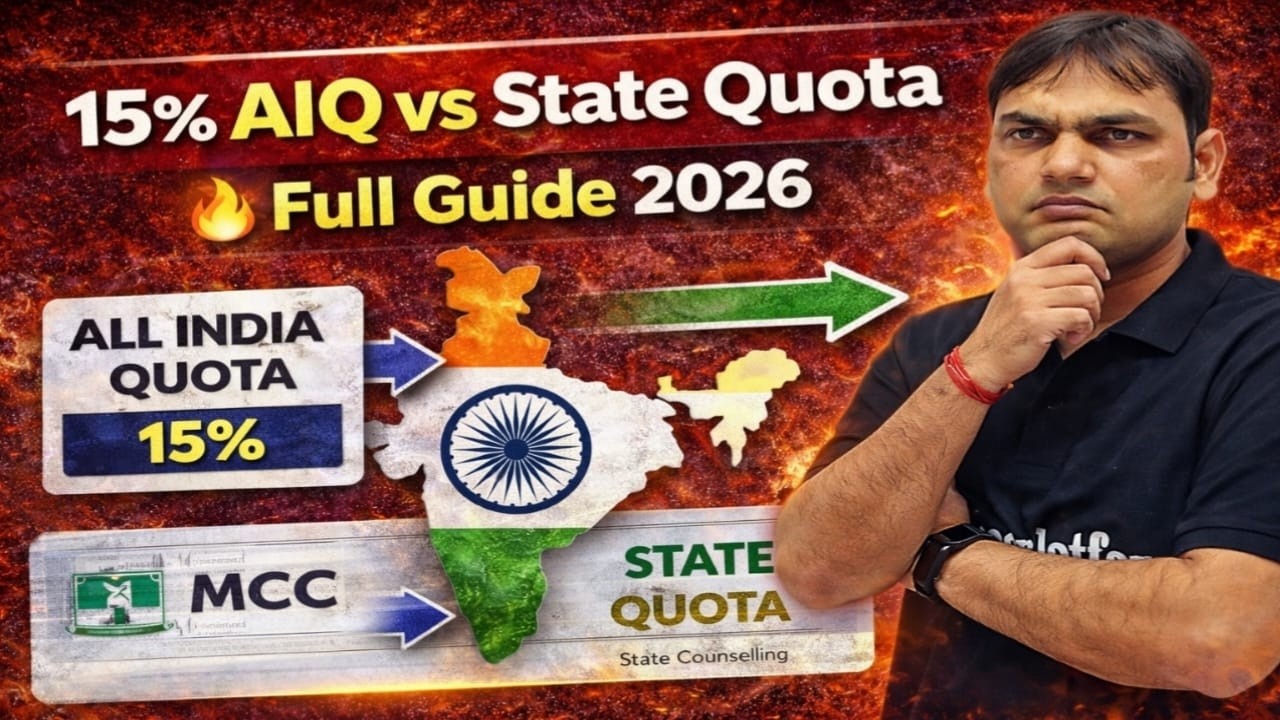 🚨 NEET 2026: 15% AIQ Counselling MCC Guide | Registration, Cutoff & Full Process 🔥