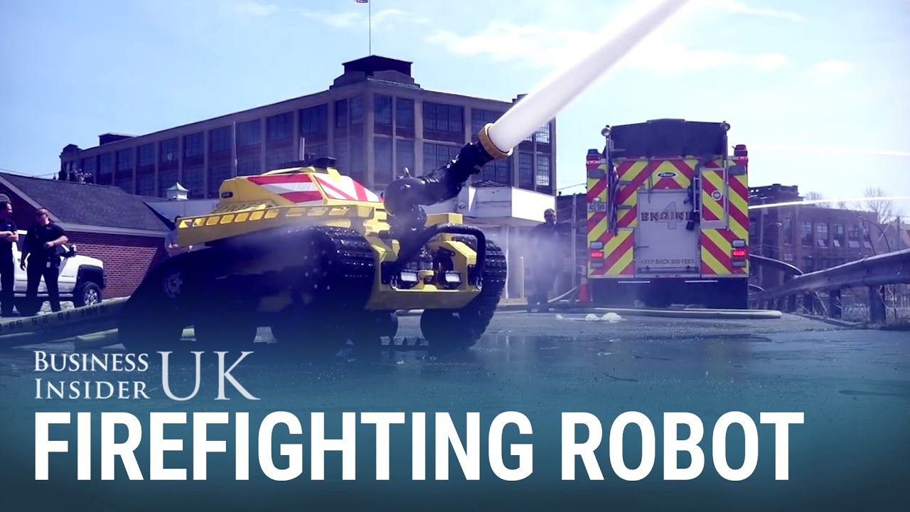 This firefighting robot tank could save lives by going places humans can't