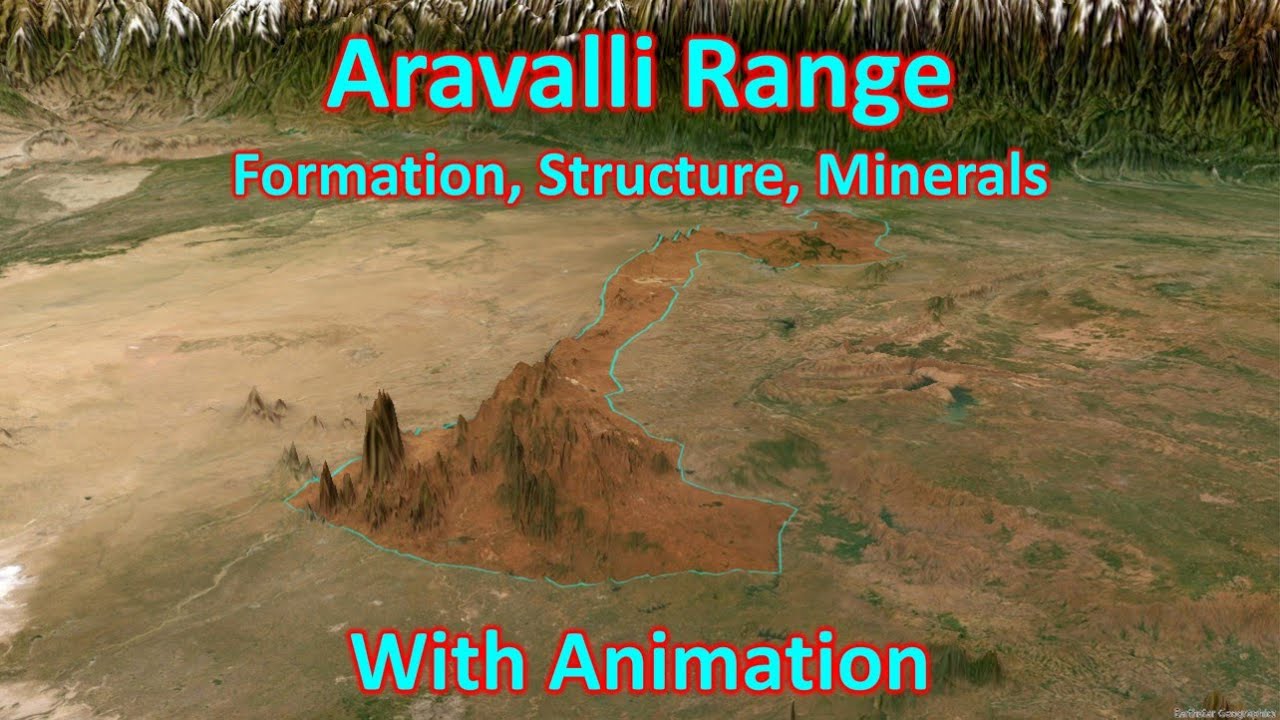 Aravalli Mountains - Formation, Structure, Minerals, Forests with Animation  | UPSC (CSE)