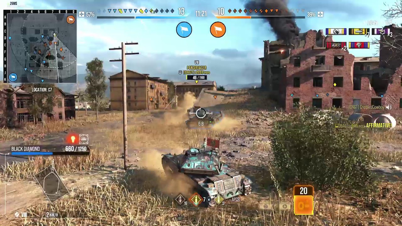 World of Tanks: Live at 12-Dead by 5 past with the CrippledCowboy