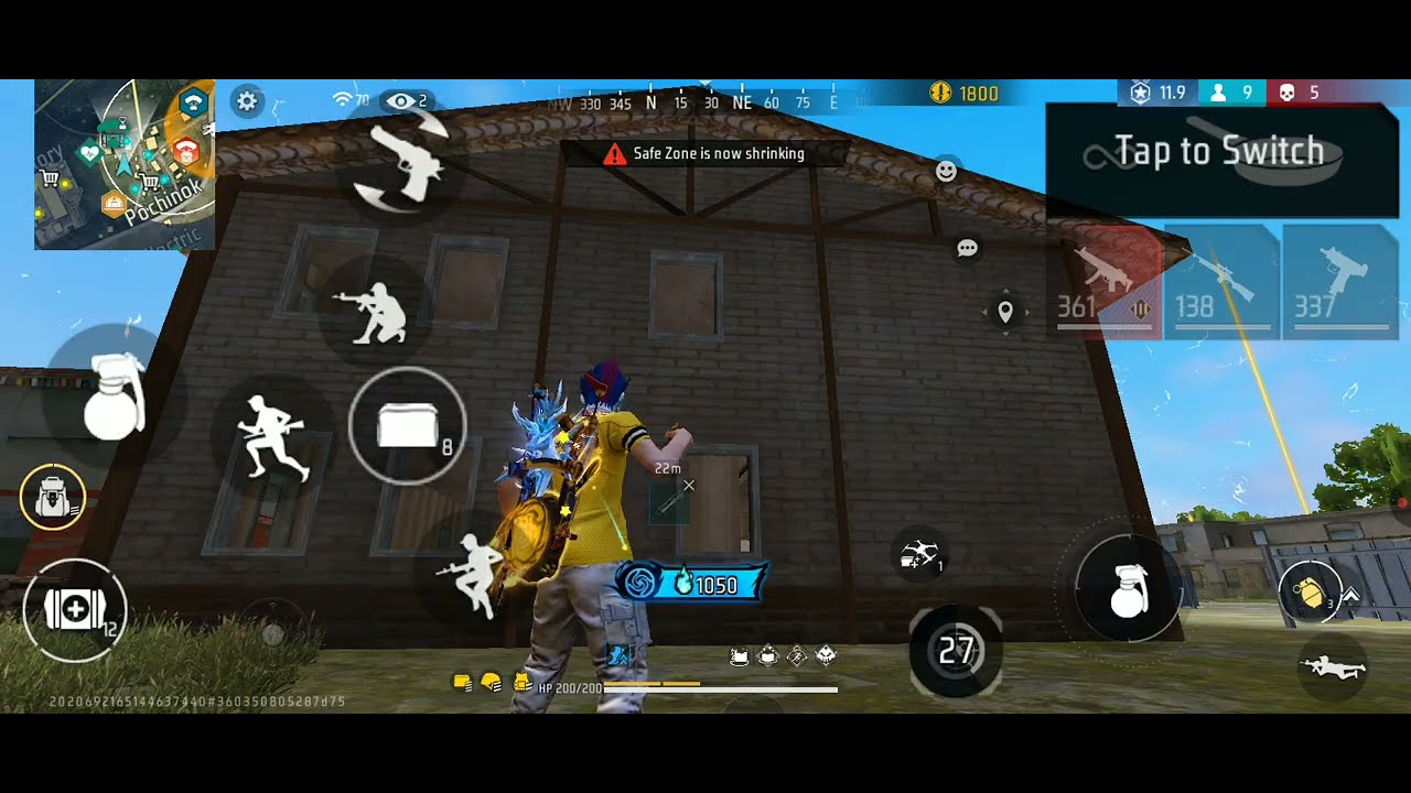Free Fire Solo Gameplay Br Ranked 🎯