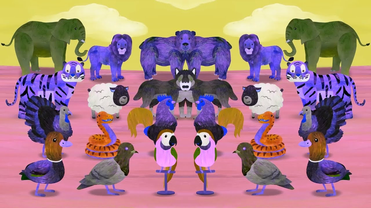 Animal Sounds! Today We Can Sing Animal Song! (Sponsored By : Klasky Csupo 2001 Effects)