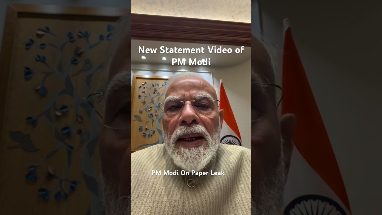 PM Modi reply New post reel on paper Leak | PM modi is live on paper Leak new viral video reply