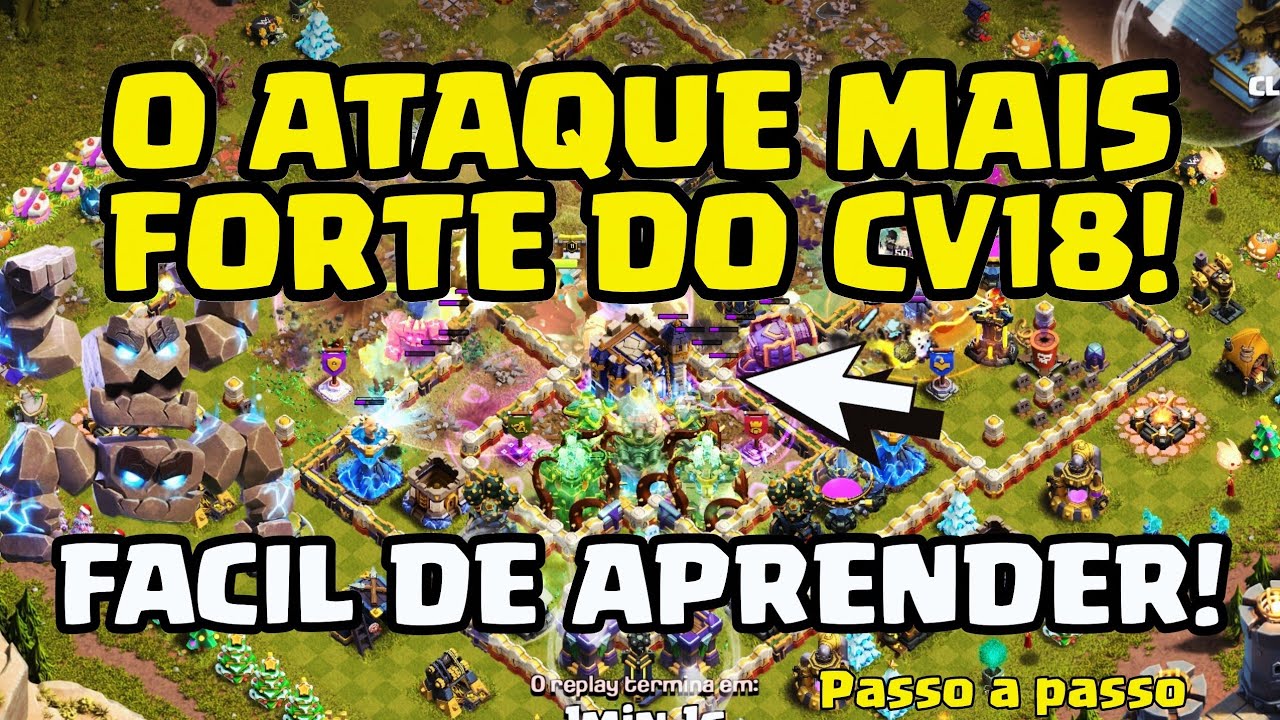 O ATAQUE MAIS FORTE DO CV18!! QUALQUER UM APRENDE!!🔥🤯 | PASSO A PASSO