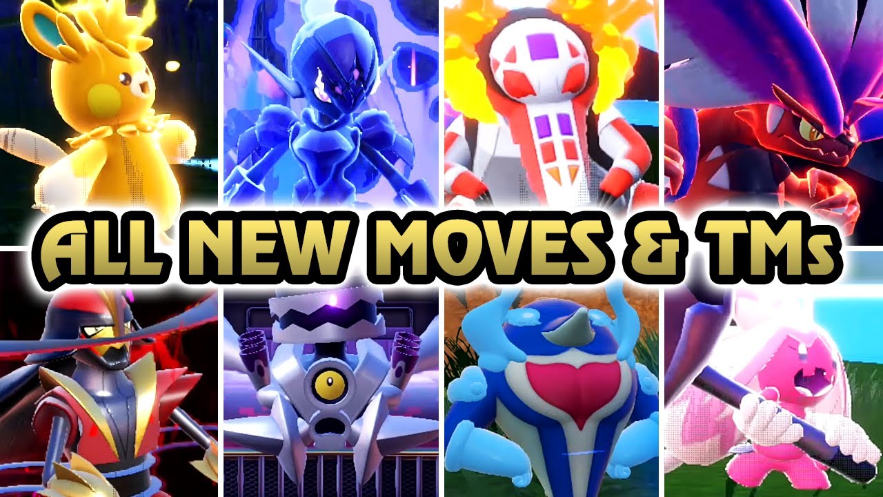 Pokémon Scarlet & Violet - All New Moves & TMs