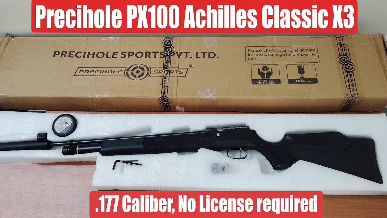 Precihole PX100 Achilles X3 | Распаковка и обзор | Лучшая бюджетная индийская пневматическая винт...