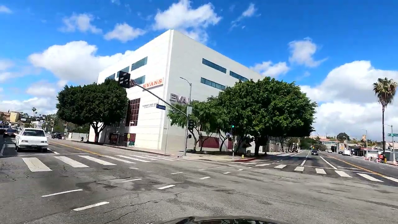 Downtown Los Angeles to Elysian Park - 4K Southern California Driving tour