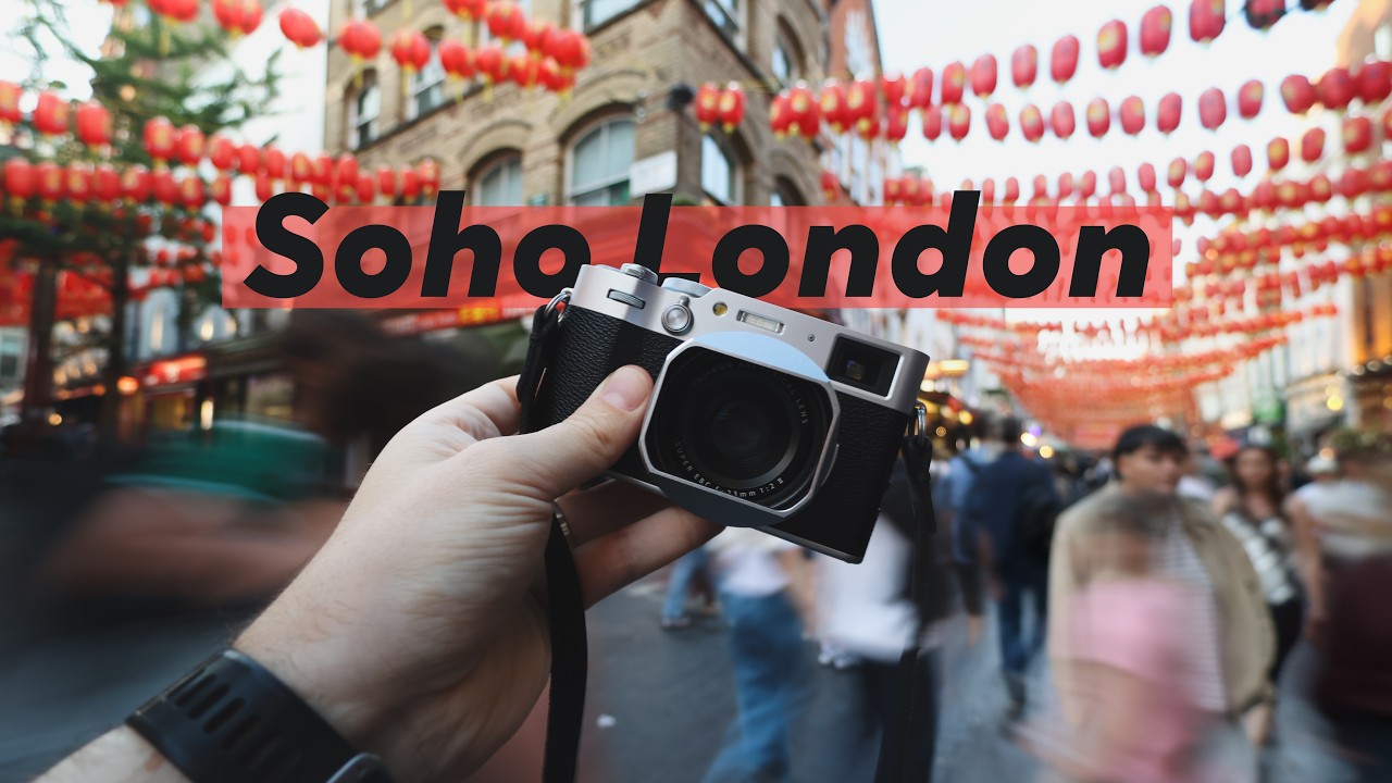 POV: Уличная фотография в лондонском Сохо | Fujifilm X100VI