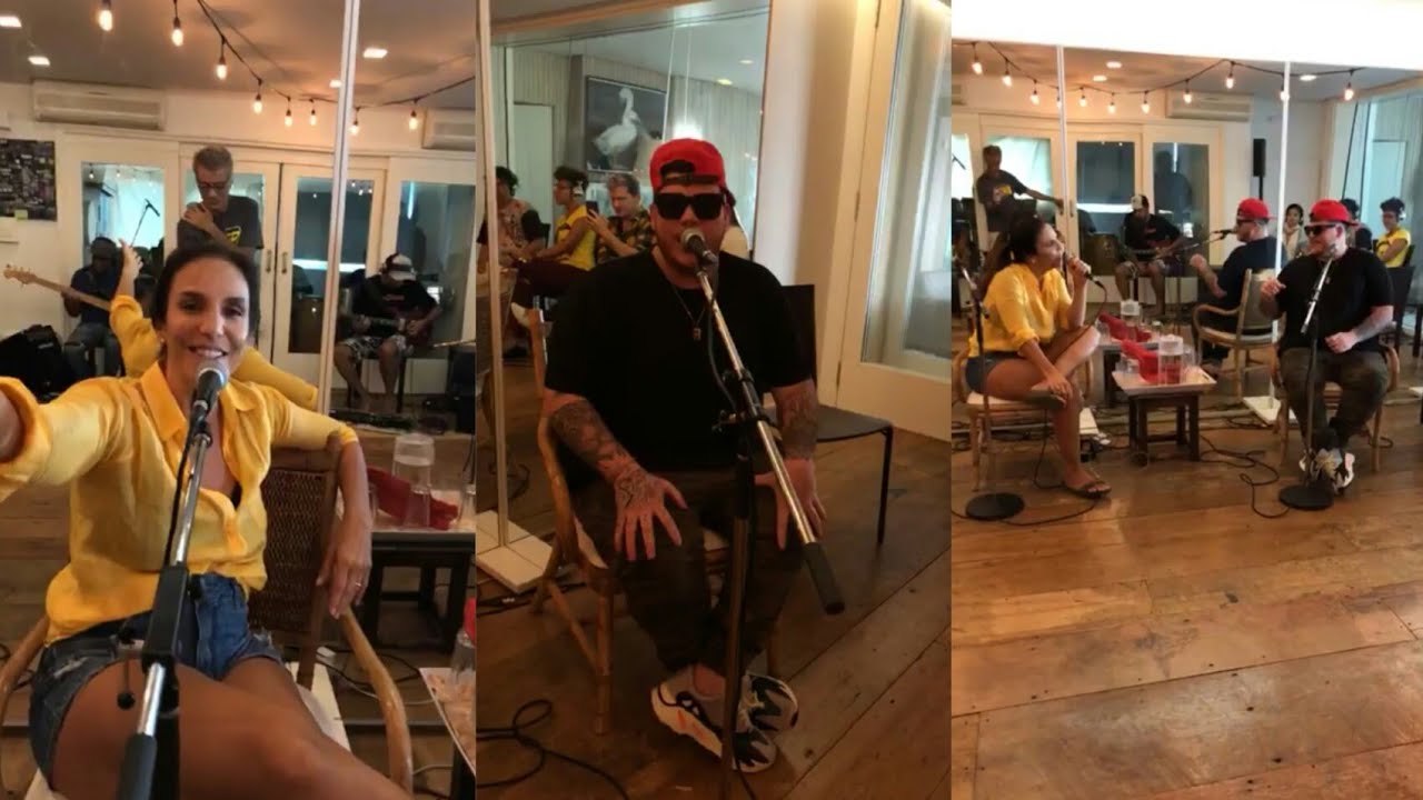 Ivete Sangalo Ensaia com Ferrugem Para Gravação do DVD Live Experience