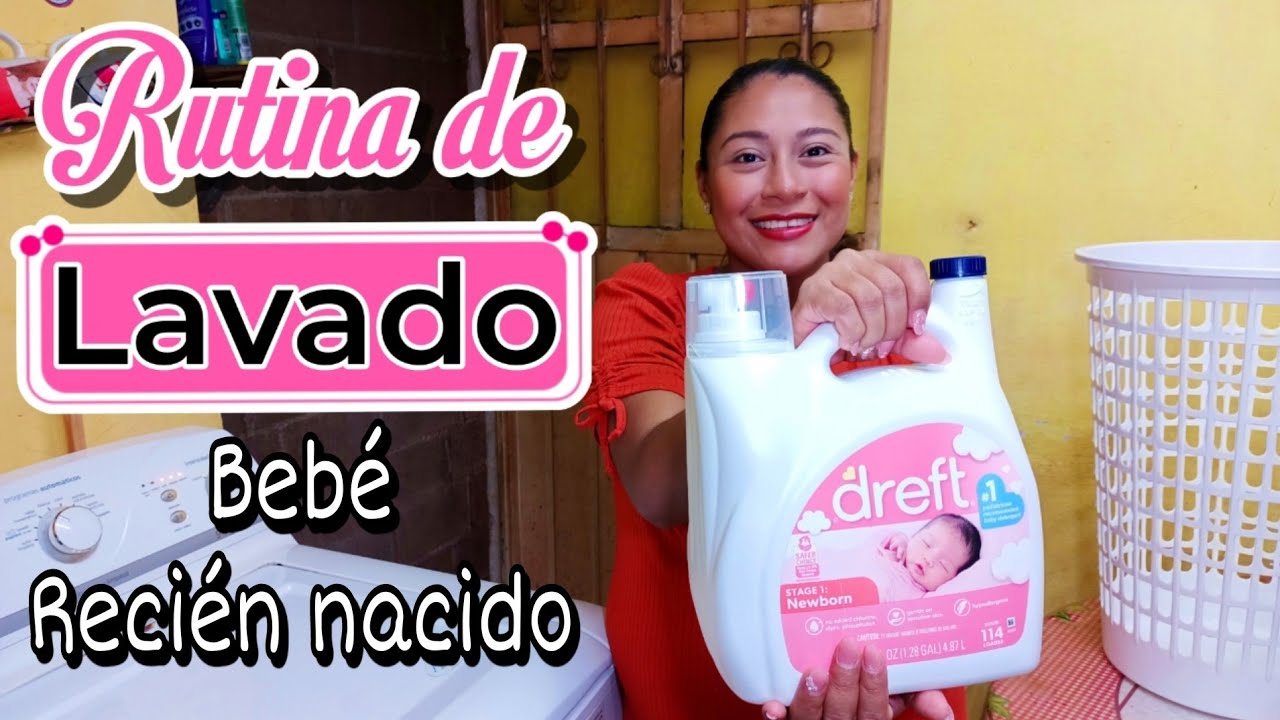 🧼 LAVO LA ROPA de mi bebé por PRIMERA vez ✨ |  La meta eres tú