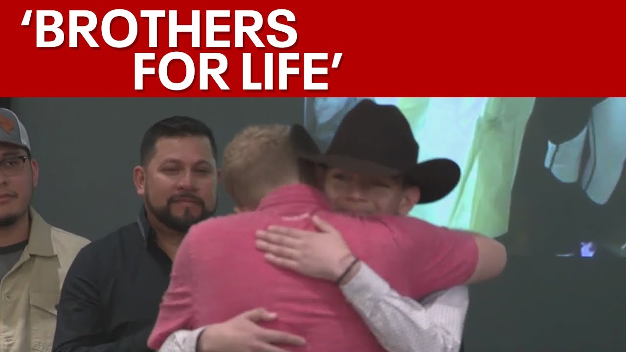 'Brothers for life': North Texas cancer patient meets bone marrow donor who helped save his life