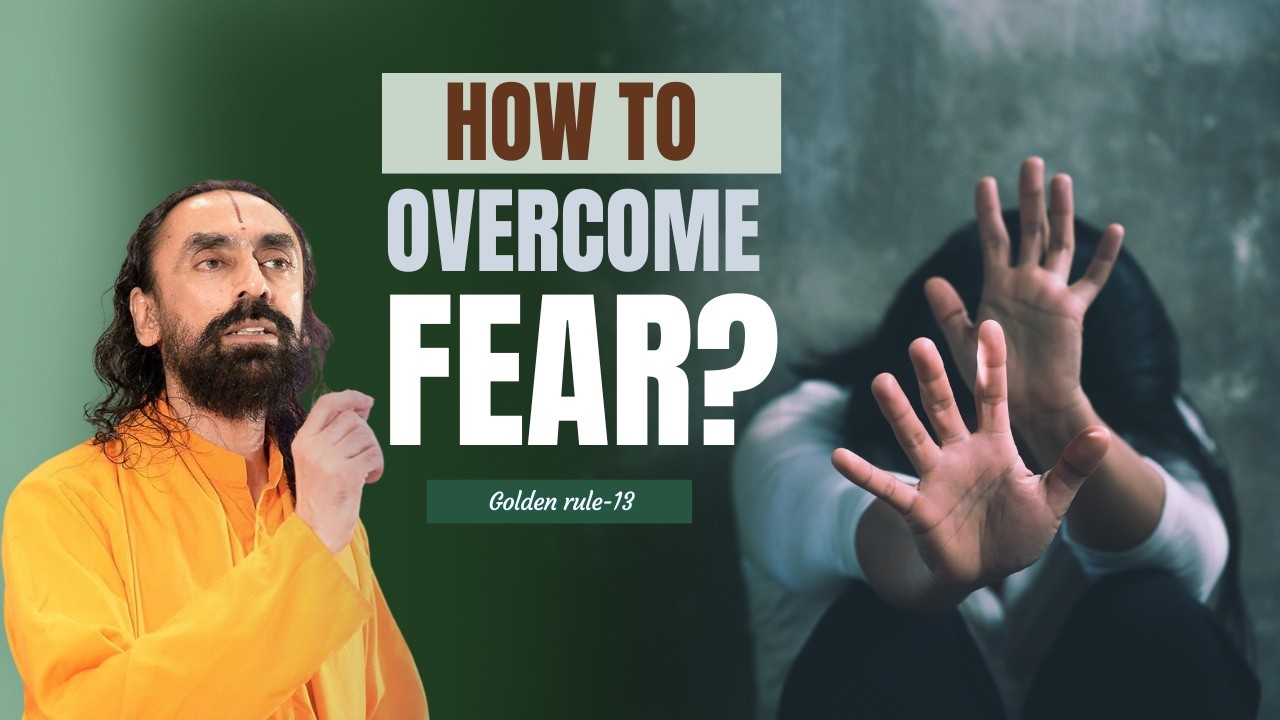 Troubled by FEAR? Krishna will always PROTECT you IF you do THIS | Most Powerful Video by Swamiji