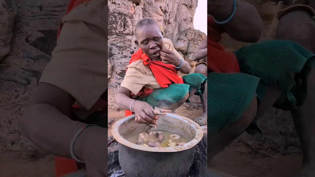 This Traditional African Food Surprised Me! 😲#villagelife #cooking
