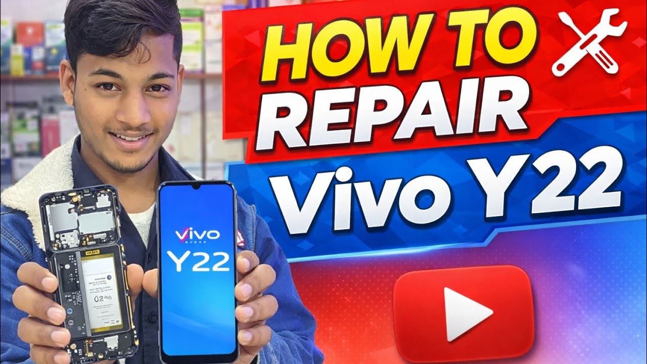 Vivo Y22 Display Repair Kaise Kare | Step by StepVivo Y22 Display Change Full Process  Mobile Repair